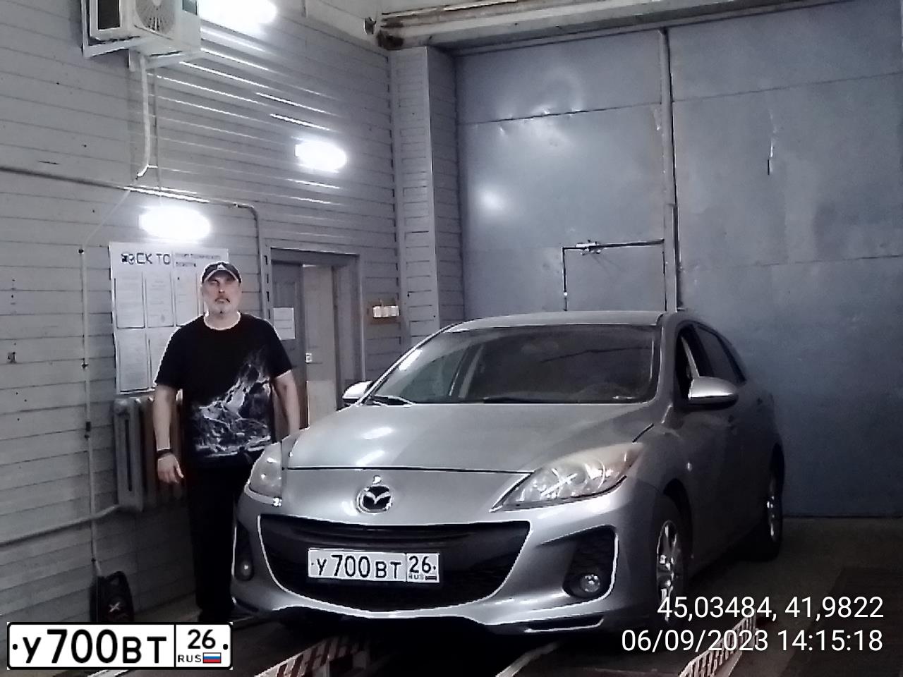 Фото автомобиля LADA PRIORA, 2009 — госномер Х771МВ07. Цвет: СЕРЫЙ