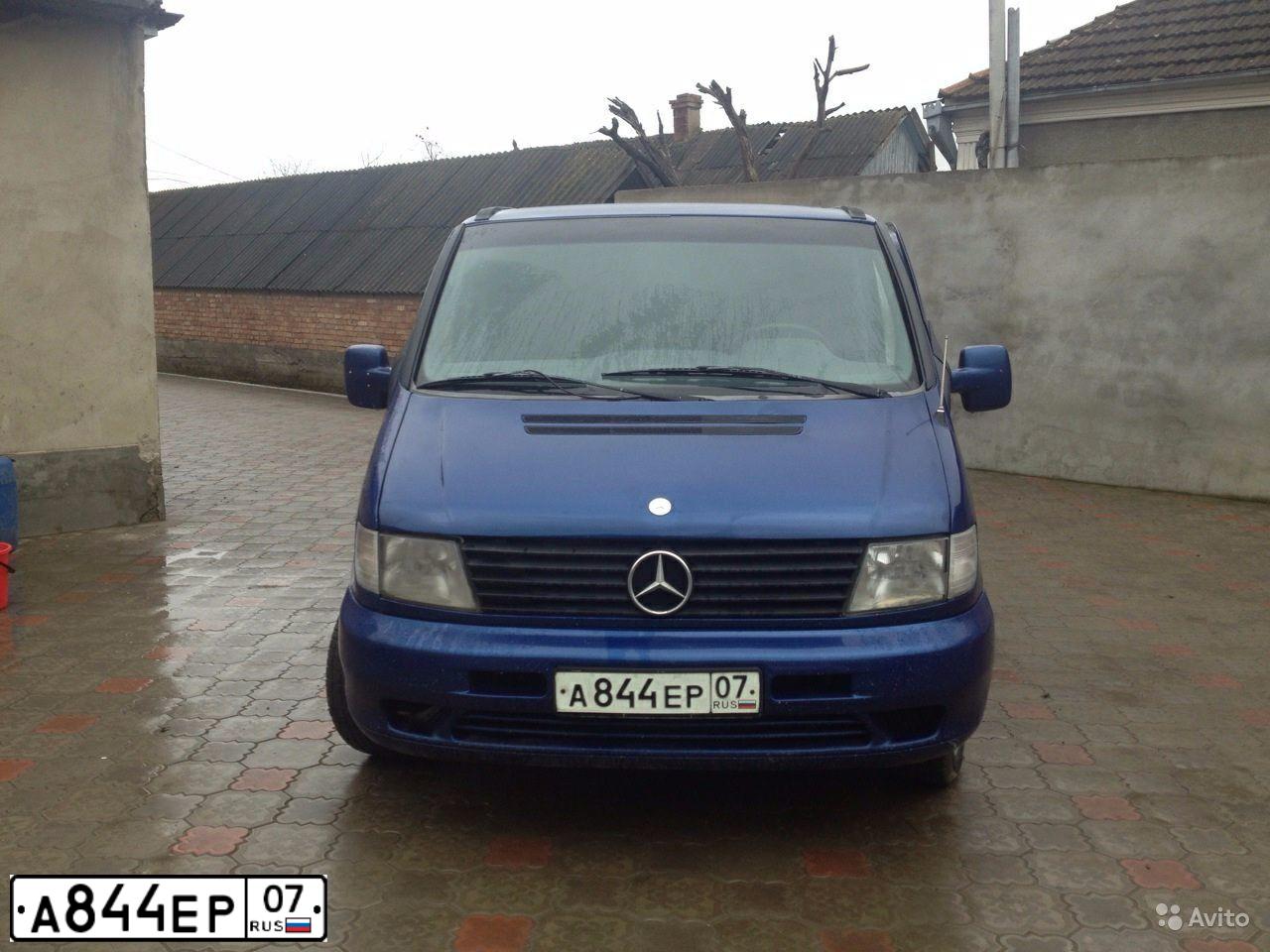 Фото автомобиля MERCEDES-BENZ VITO, 1996 — госномер С343ЕН181