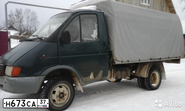 Фото автомобиля GAZ 3302 GAZEL, 1994 — госномер Н673СА37. Цвет: сине-зеленый
