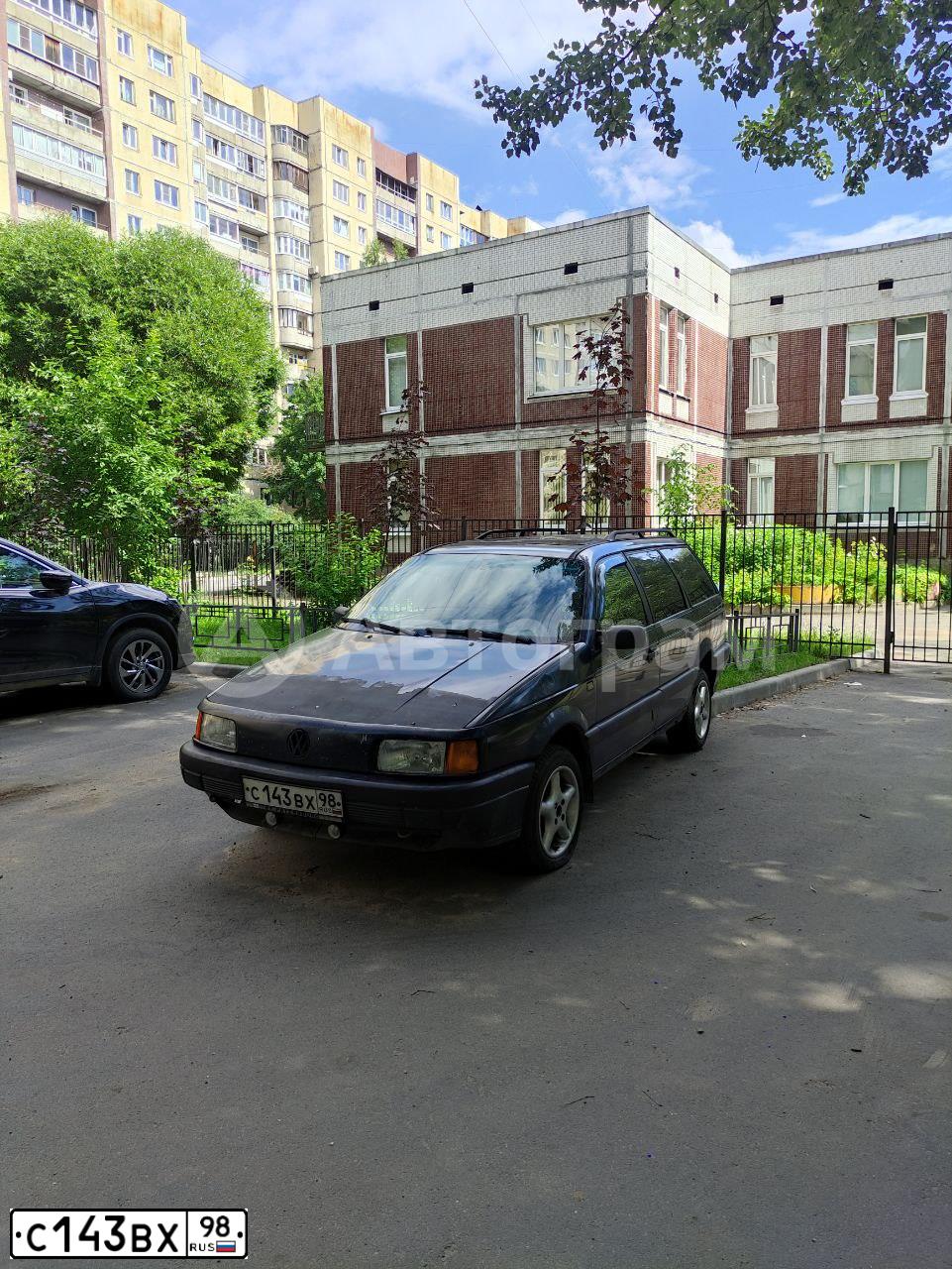 Фото автомобиля ФОЛЬКСВАГЕН PASSAT VARIANT GL, 1989 — госномер Т914ОЕ142. Цвет: ЧЕРНЫЙ