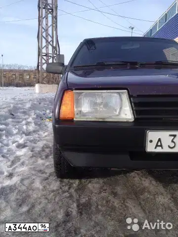 Фото автомобиля LADA 2109 SAMARA, 1998 — госномер А344АО96. Цвет: ФИОЛЕТОВЫЙ