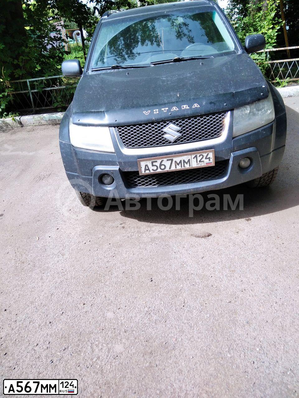 Фото автомобиля SUZUKI GRAND VITARA, 2006 — госномер М707ТХ34. Цвет: ЧЕРНЫЙ