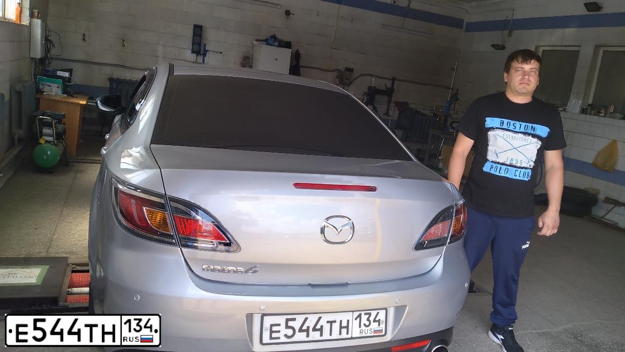 Фото автомобиля MAZDA A 6, 2011 — госномер С345ОЕ58. Цвет: Серебристый