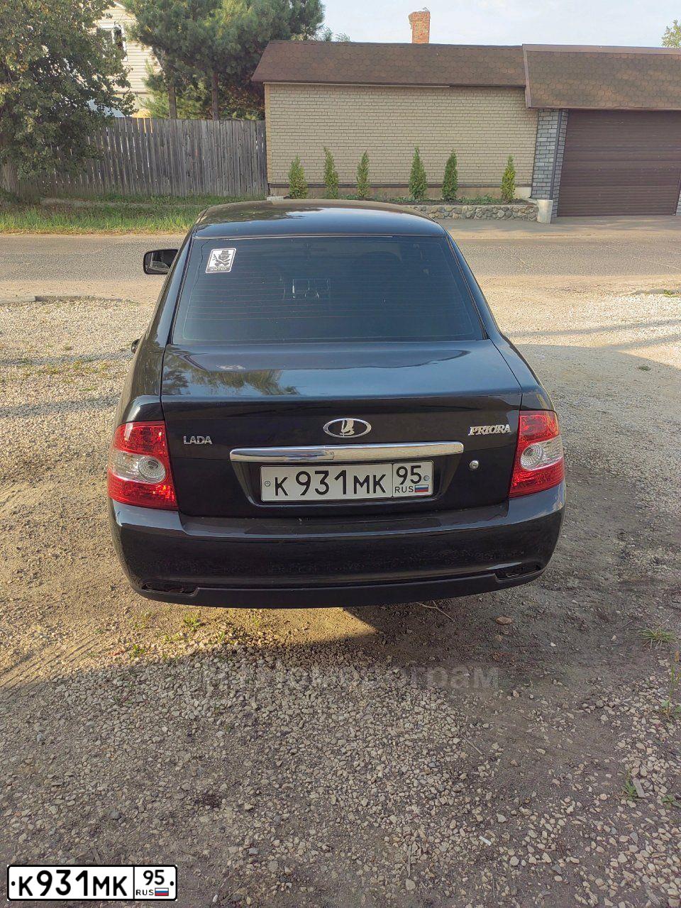 Фото автомобиля LADA 2170 PRIORA, 2008 — госномер Е706КУ550. Цвет: ЧЕРНЫЙ