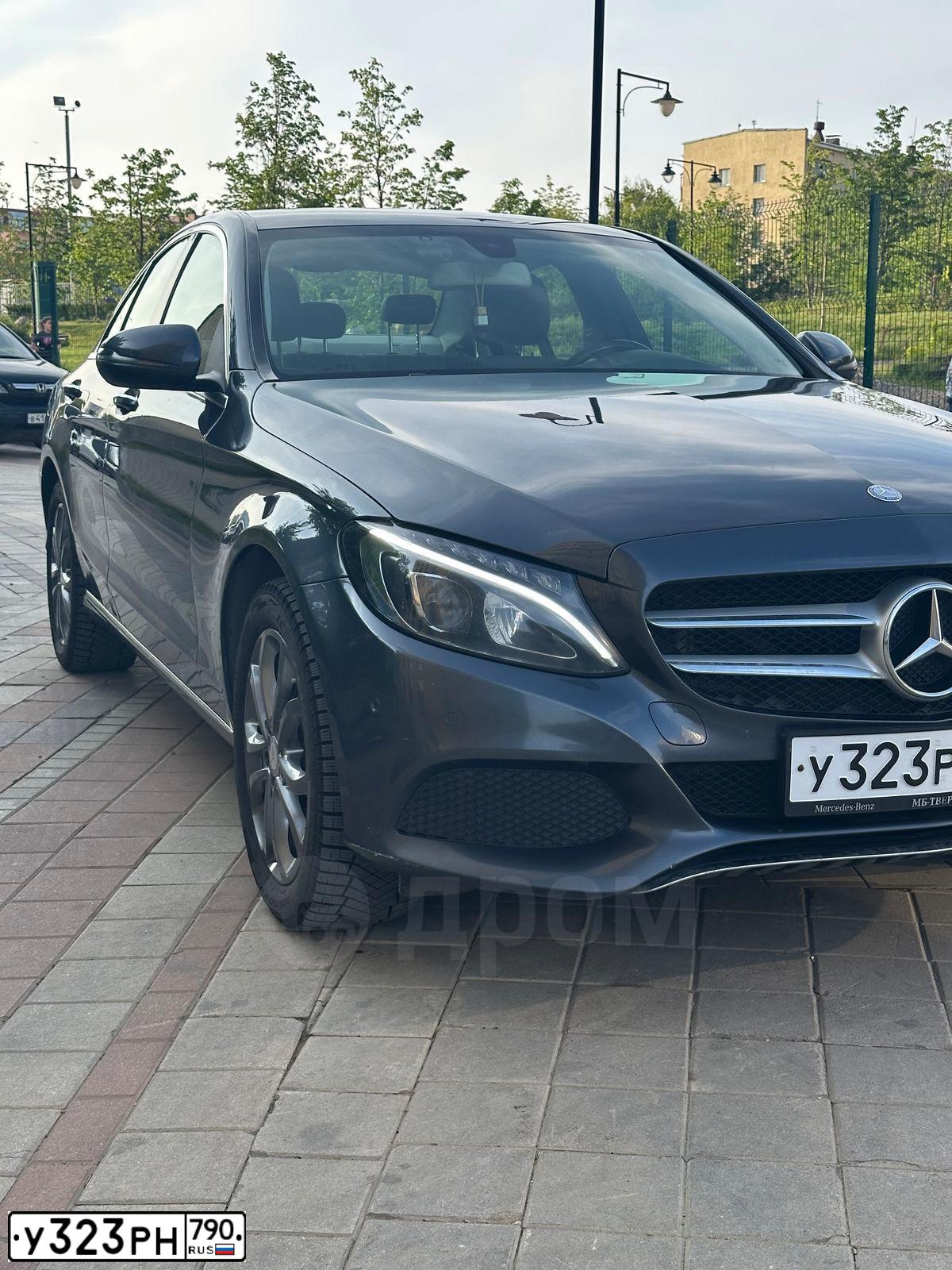 Фото автомобиля MERCEDES C-KLASSE, 2016 — госномер Т591ТК154. Цвет: Серый