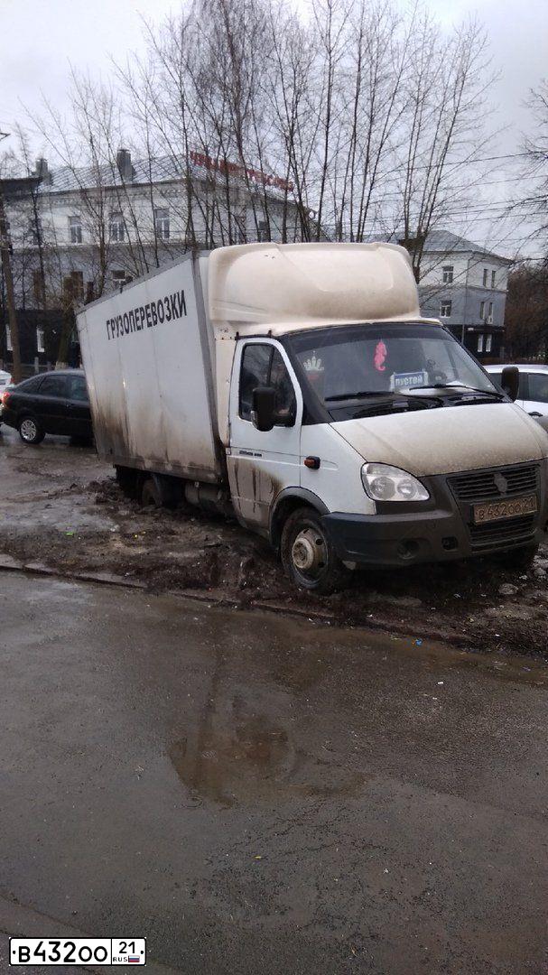 Фото автомобиля GAZ 3302 EL, 2012 — госномер В432ОО21. Цвет: БЕЛЫЙ