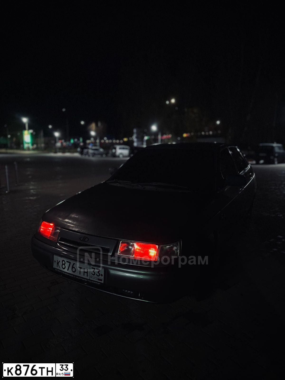 Фото автомобиля LADA 2112 LADA, 2007 — госномер К876ТН33. Цвет: СЕРО ЗЕЛЕНЫЙ МЕТАЛЛИК
