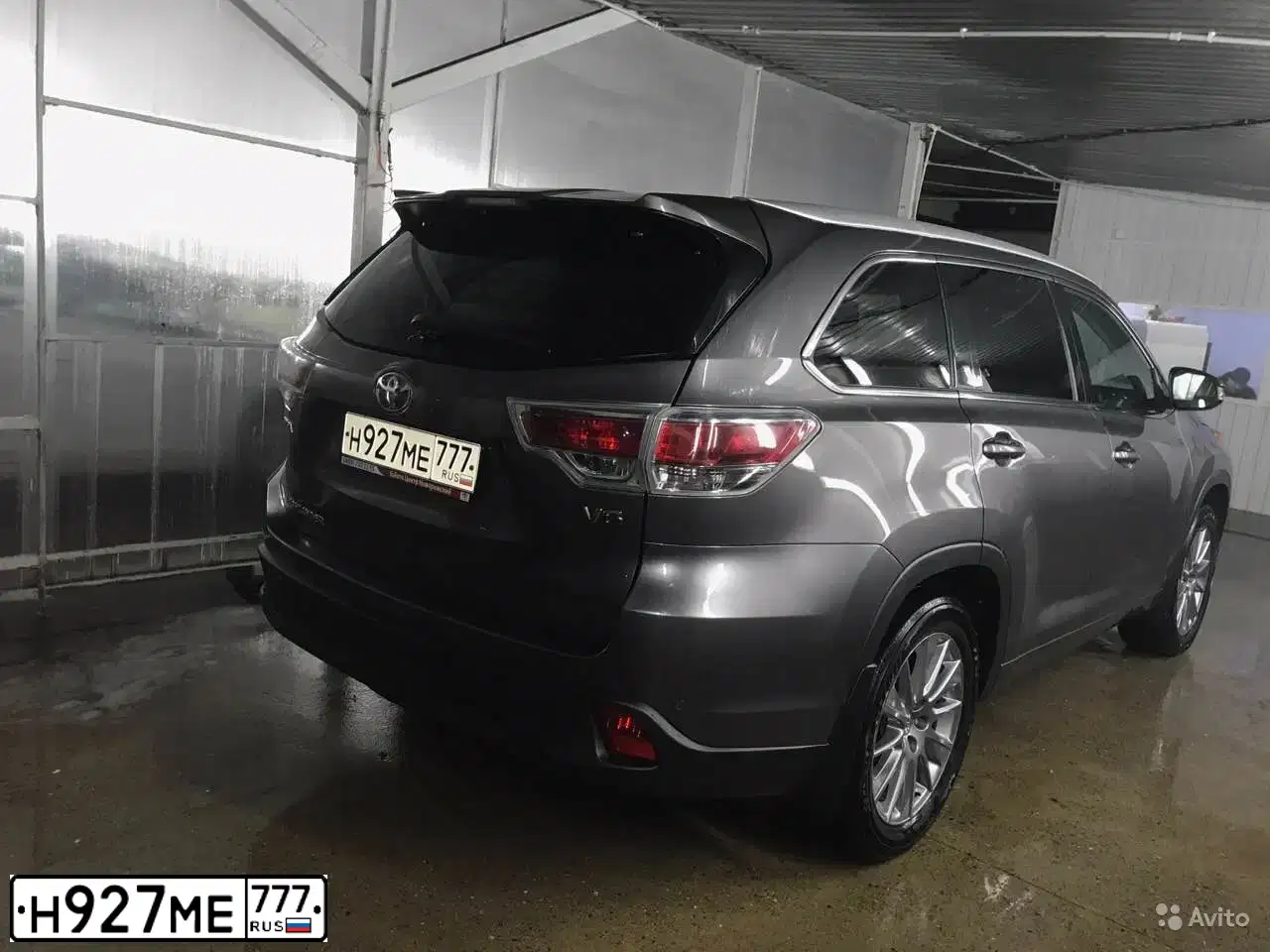 Фото автомобиля TOYOTA HIGHLANDER, 2014 — госномер А424ОС750. Цвет: Серый