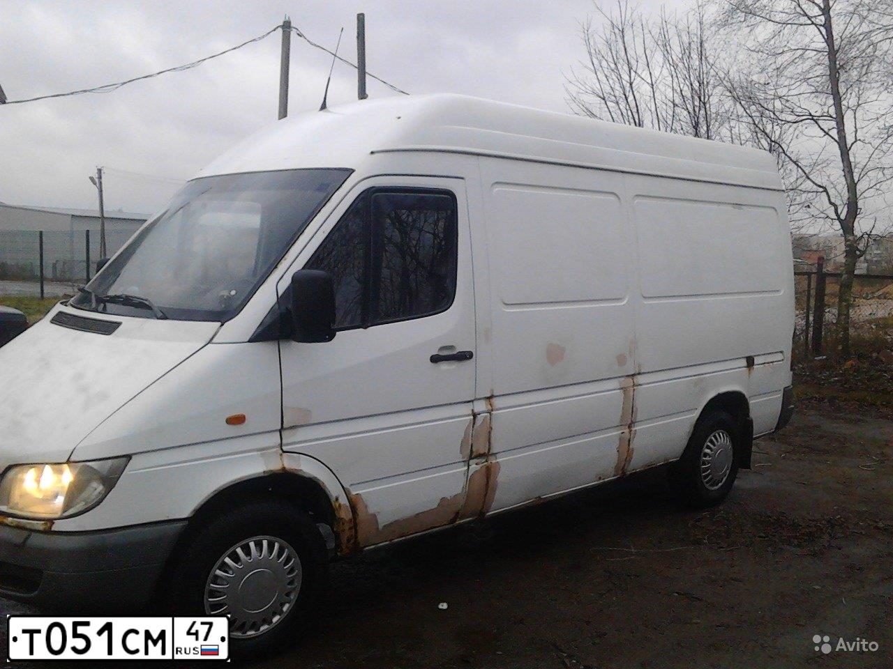 Фото автомобиля MERCEDES-BENZ SPRINTER, 2001 — госномер А528ЕМ790. Цвет: БЕЛЫЙ