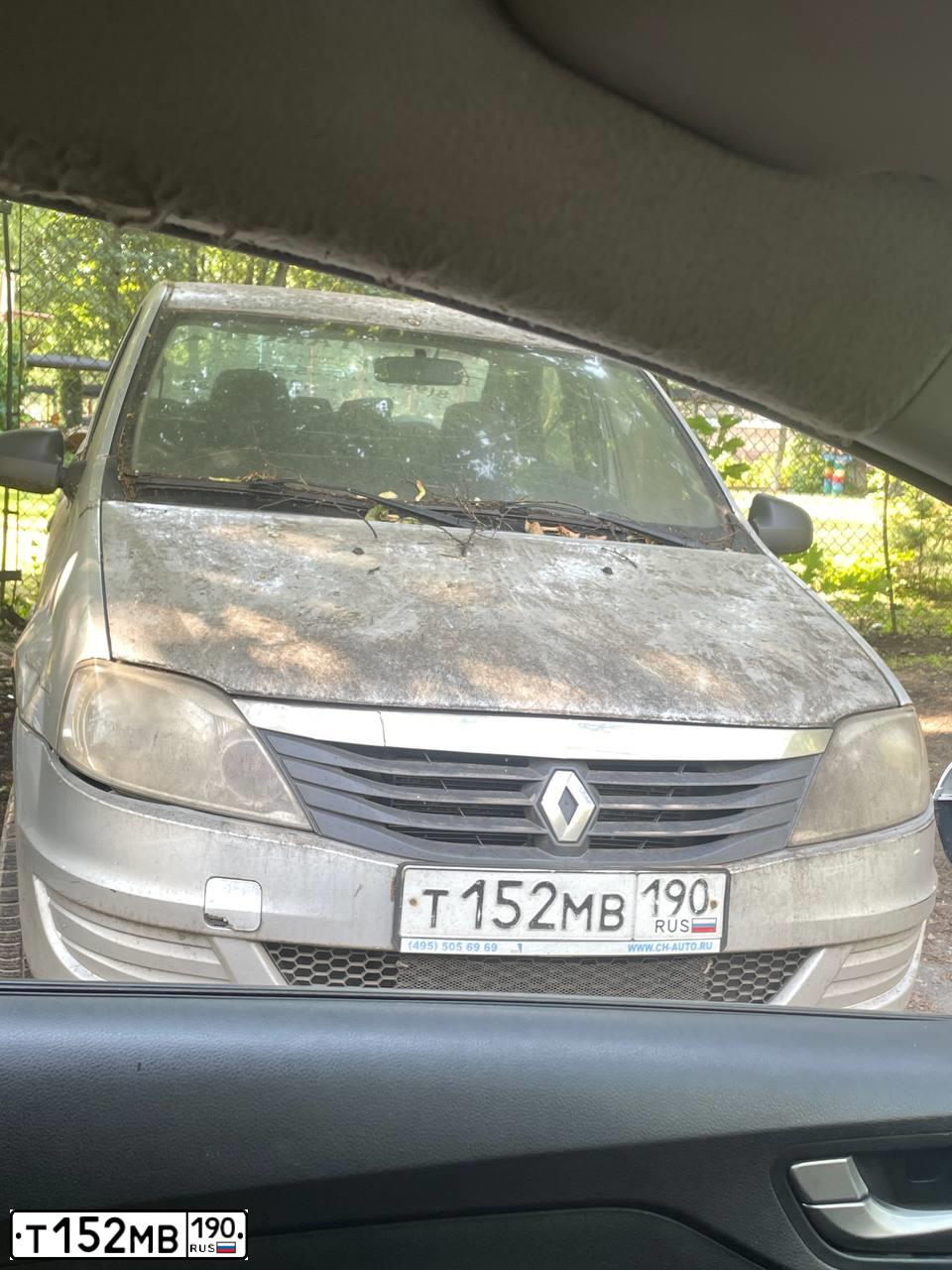 Фото автомобиля RENAULT LOGAN, 2012 — госномер Н486УО69. Цвет: СВЕТЛО-СЕРЫЙ