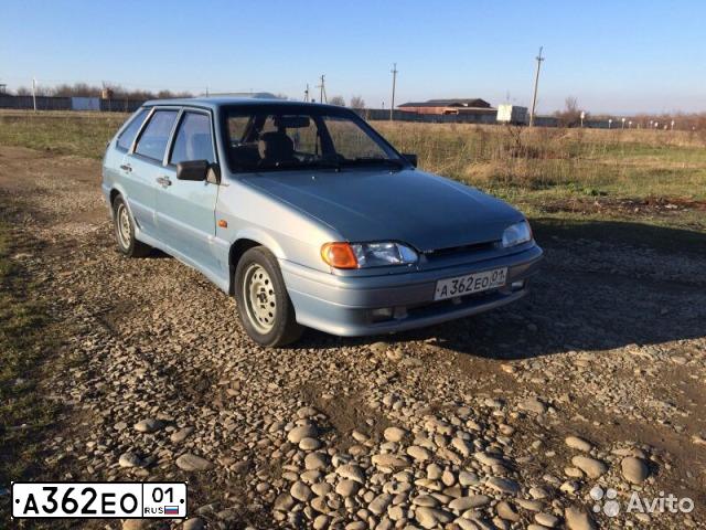 Фото автомобиля LADA 2114 SAMARA, 2003 — госномер А362ЕО01. Цвет: ЗОЛОТИСТО-СЕРЫЙ