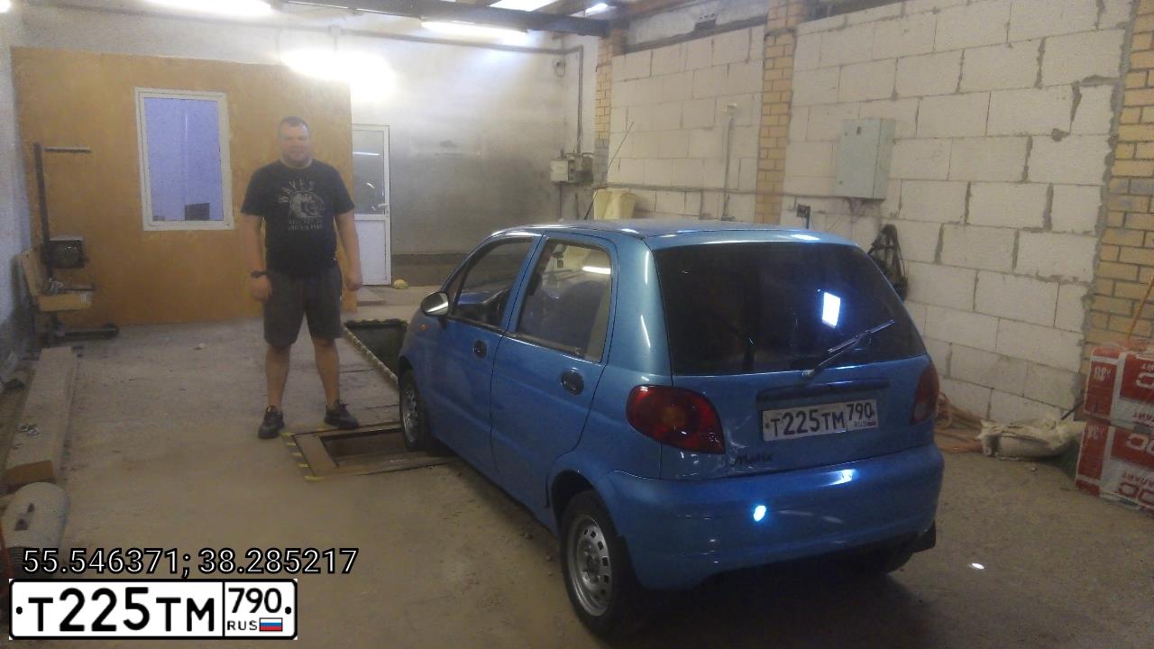 Фото автомобиля DAEWOO  MATIZ, 2009 — госномер К670ММ797. Цвет: синий