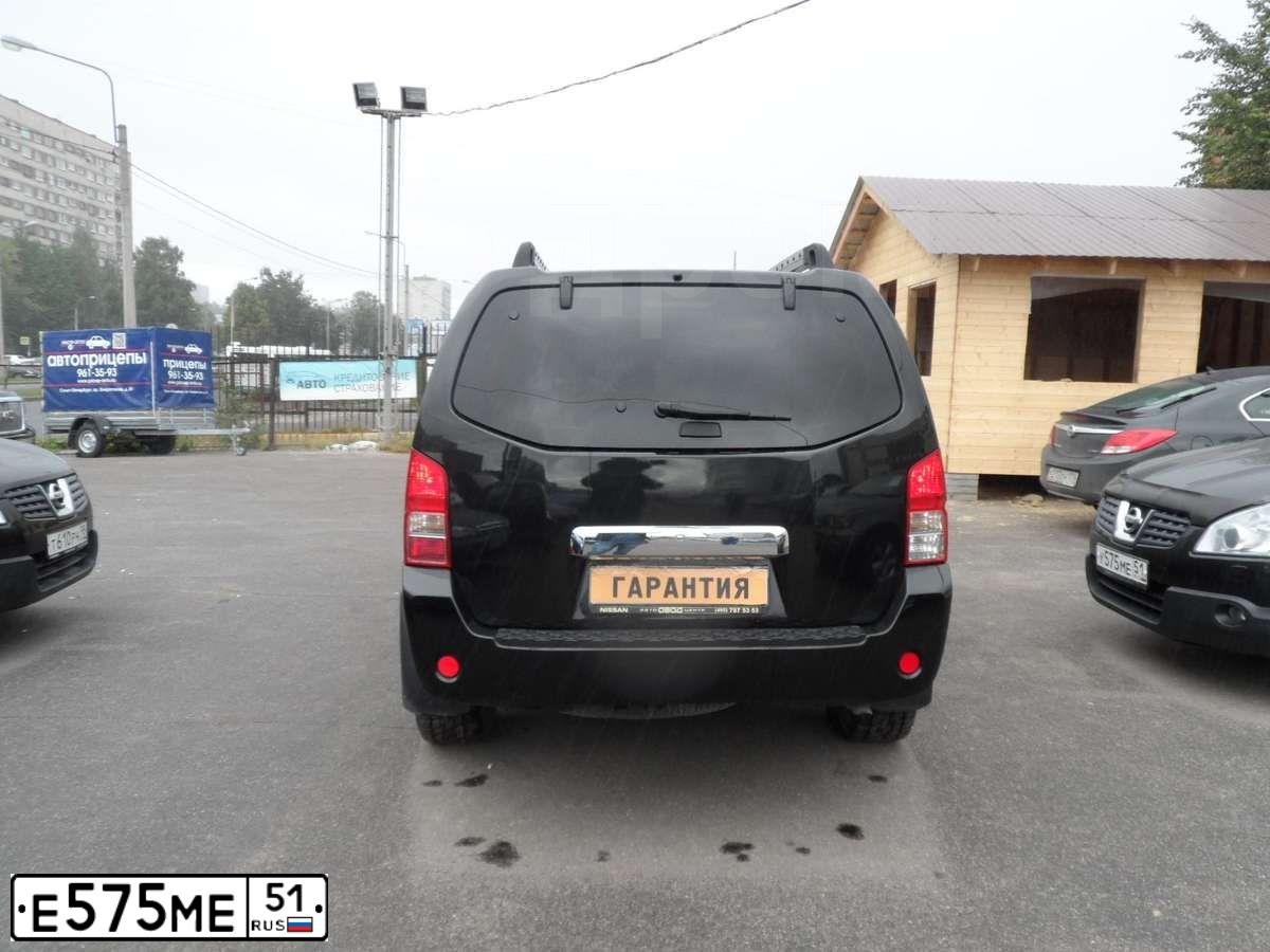 Фото автомобиля HONDA PILOT, 2008 — госномер Е575МЕ51. Цвет: ЧЕРНЫЙ
