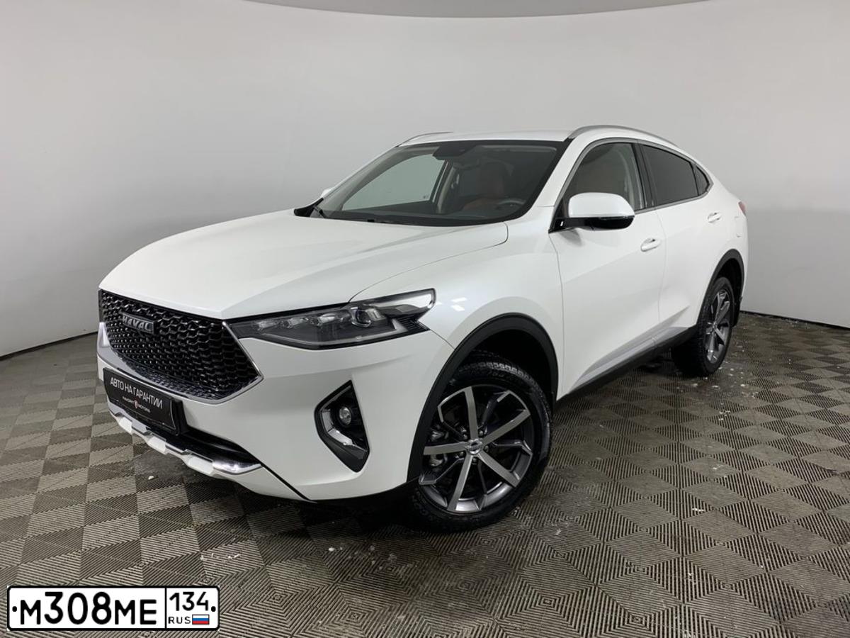 Фото автомобиля HAVAL F7X, 2021 — госномер М989УР71. Цвет: Белый