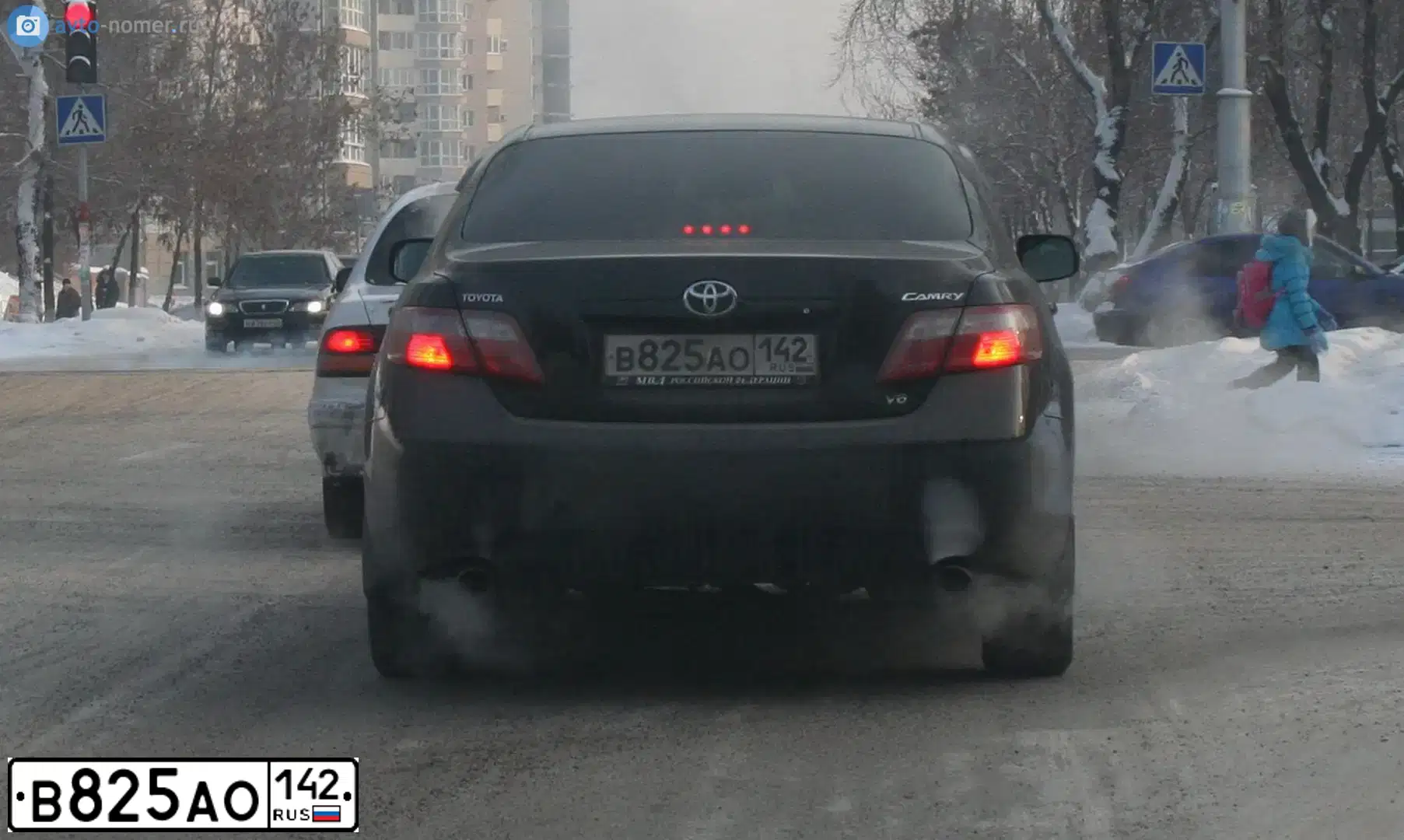 Фото автомобиля TOYOTA CAMRY, 2006 — госномер Т090УО42. Цвет: ЧЕРНЫЙ