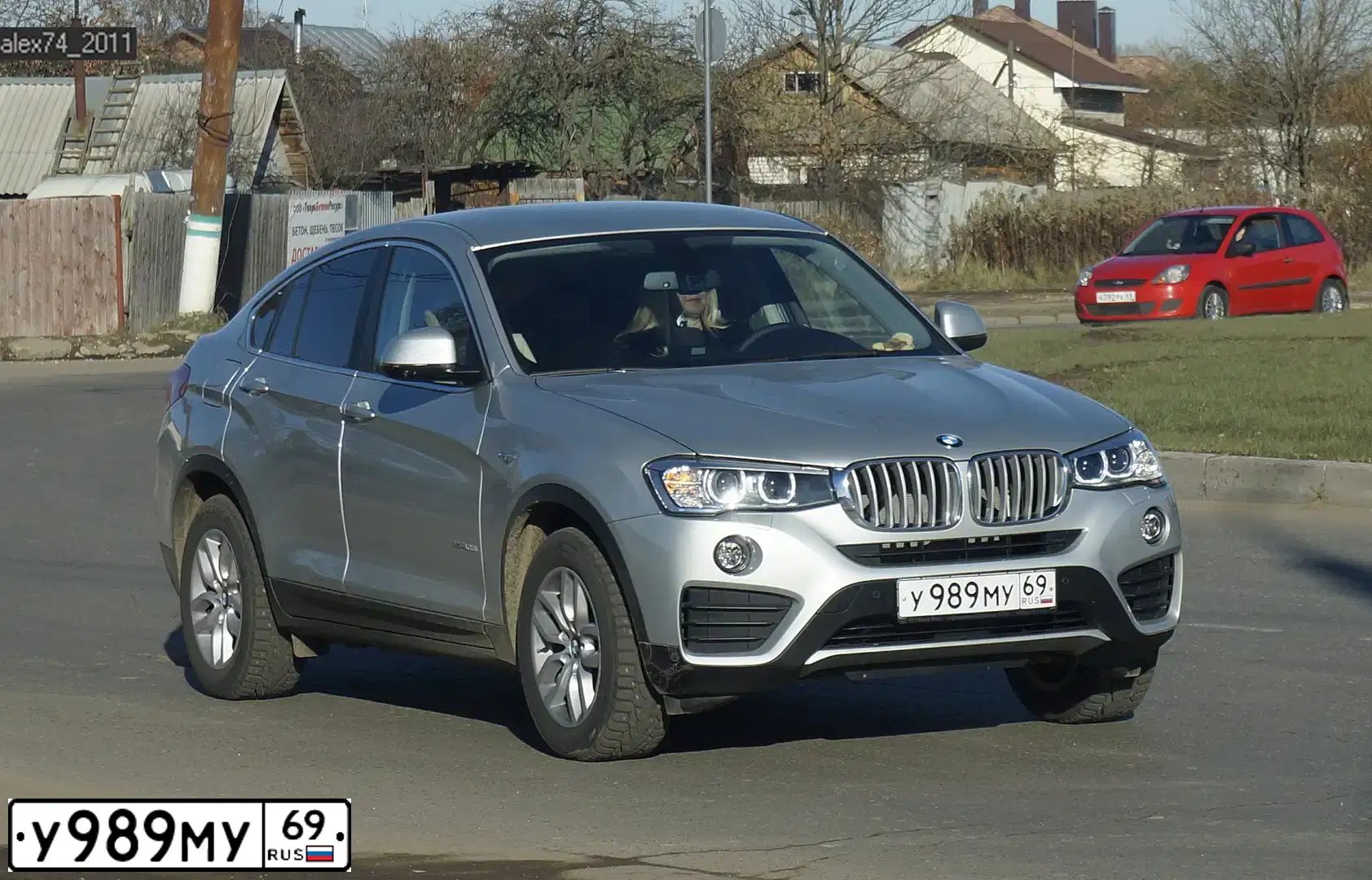 Фото автомобиля BMW X4, 2014 — госномер Н689СР69. Цвет: СЕРЕБРИСТЫЙ