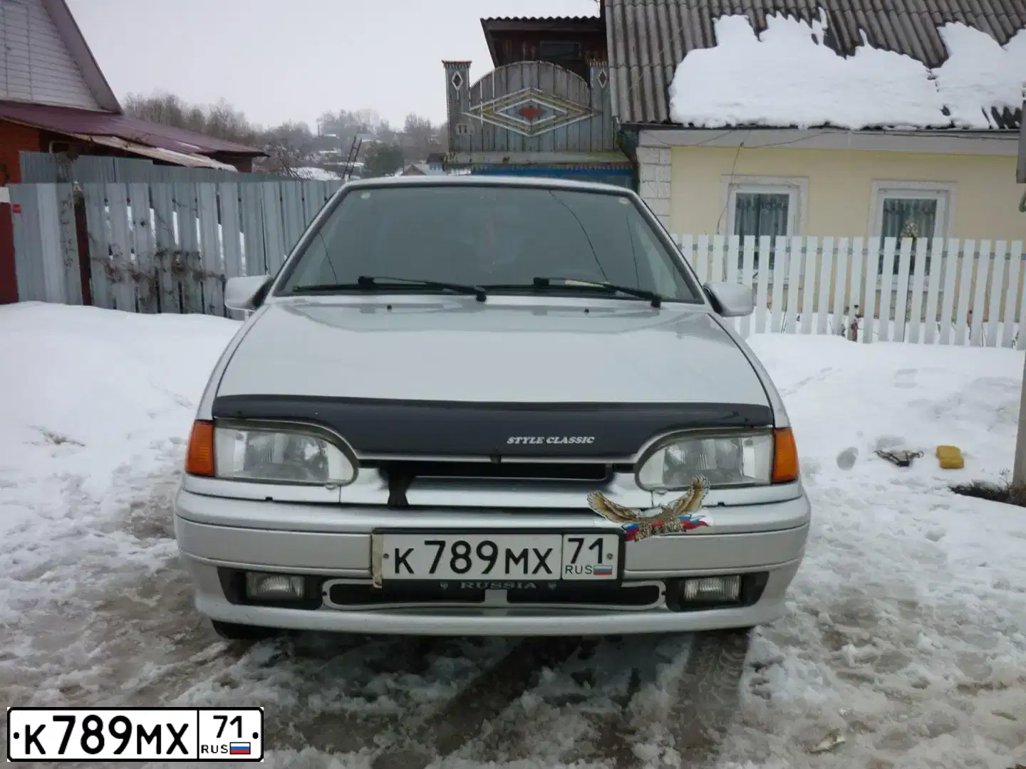 Фото автомобиля LADA 2115 SAMARA, 2008 — госномер К789МХ71. Цвет: Светло-Серебристый металлик