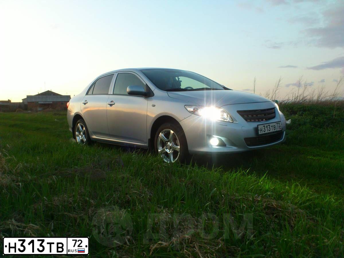 Фото автомобиля TOYOTA COROLLA, 2007 — госномер Н313ТВ72. Цвет: СВЕТЛО-ГОЛУБОЙ