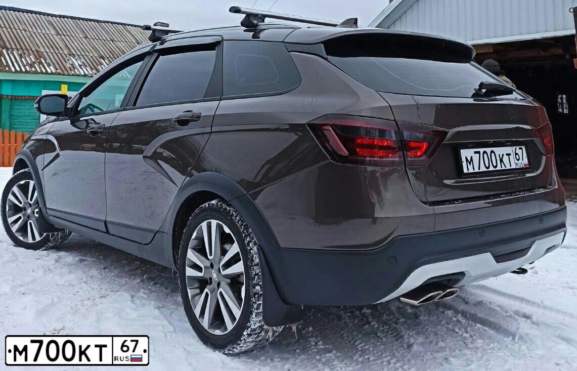 Фото автомобиля LADA 2194 KALINA, 2016 — госномер М700КТ67. Цвет: Красный