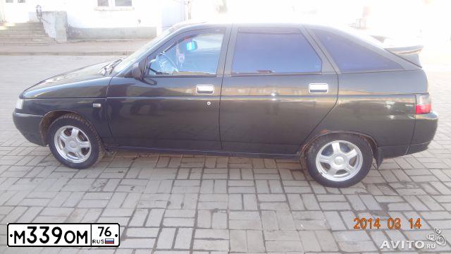 Фото автомобиля LADA 2112, 2006 — госномер М758НО76. Цвет: Темно-зеленый