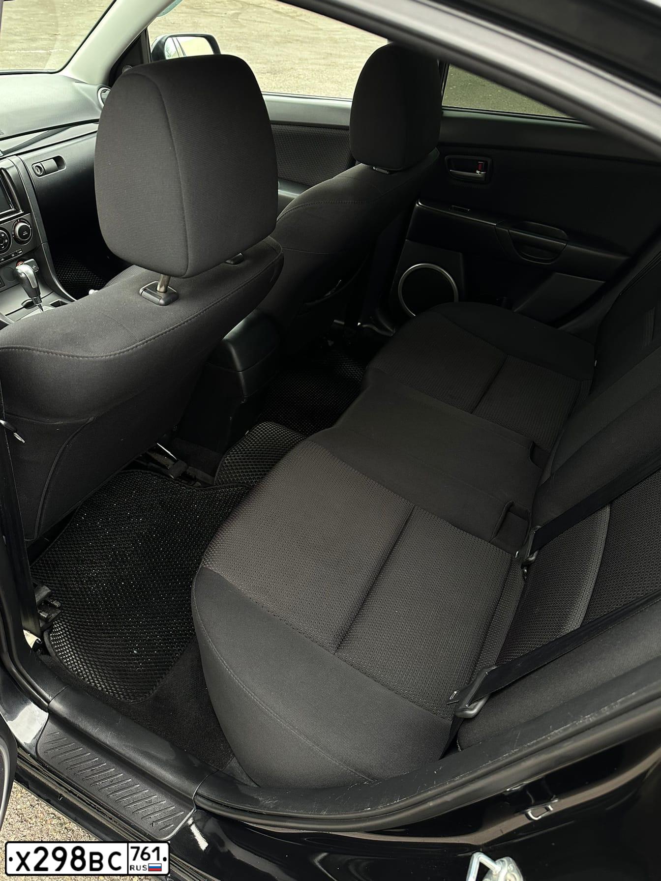 Фото автомобиля MAZDA 3, 2008 — госномер Х298ВС761. Цвет: ЧЕРНЫЙ