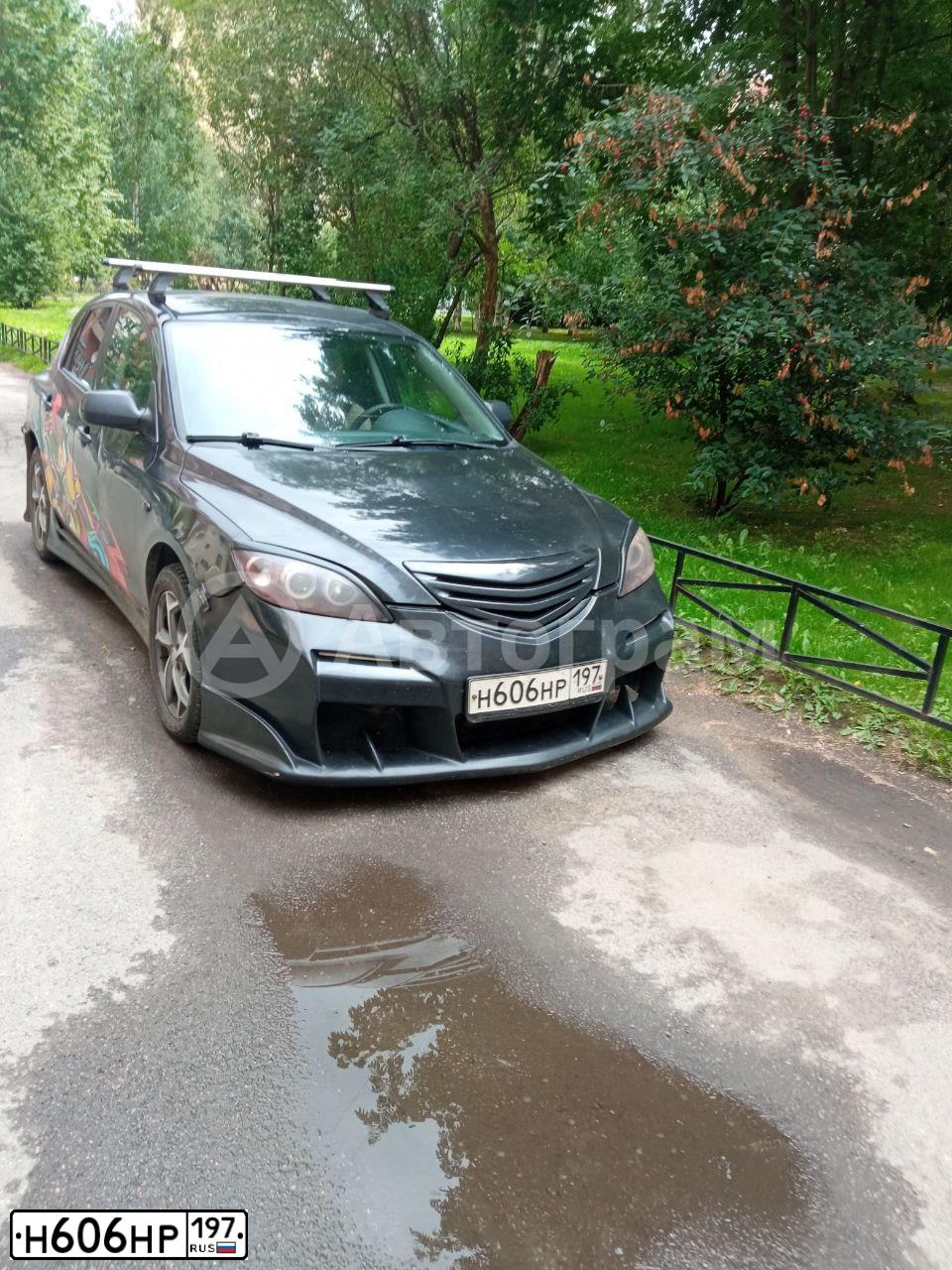 Фото автомобиля MAZDA 3, 2007 — госномер С513ТР76. Цвет: ЧЕРНЫЙ