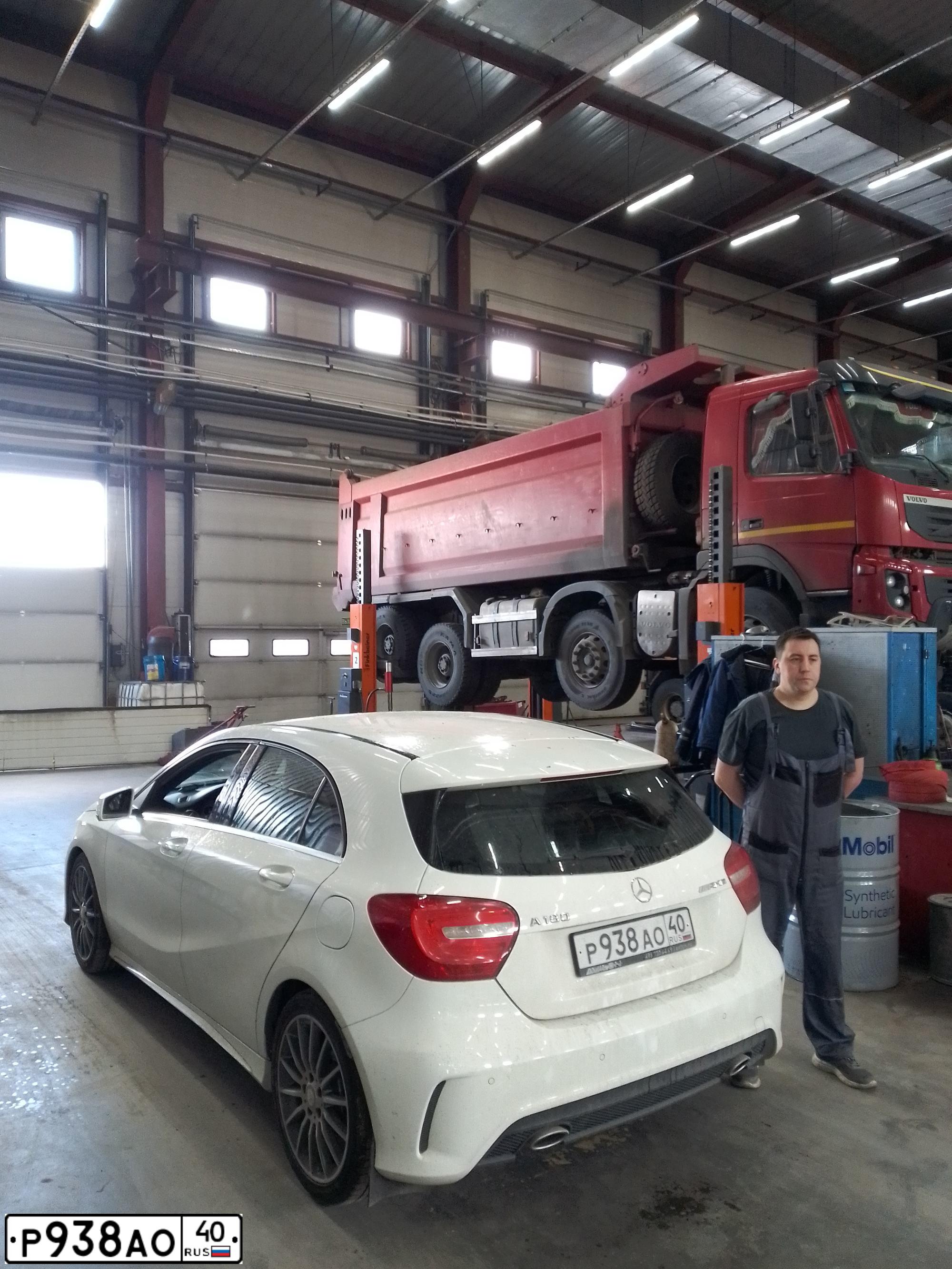 Фото автомобиля MERCEDES A-KLASSE, 2015 — госномер Е519ХО790. Цвет: Белый