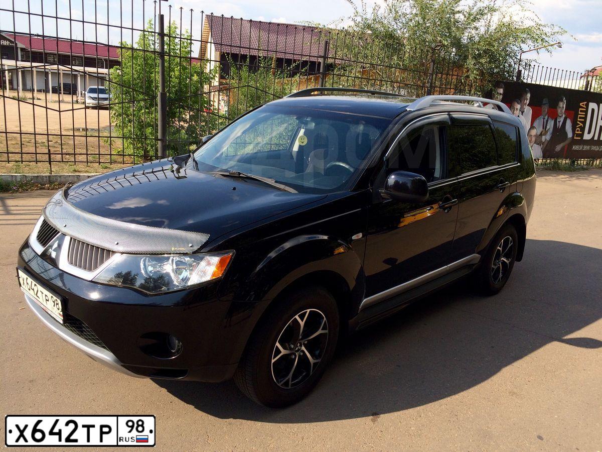 Фото автомобиля MITSUBISHI OUTLANDER, 2008 — госномер В595СТ37. Цвет: СЕРЫЙ
