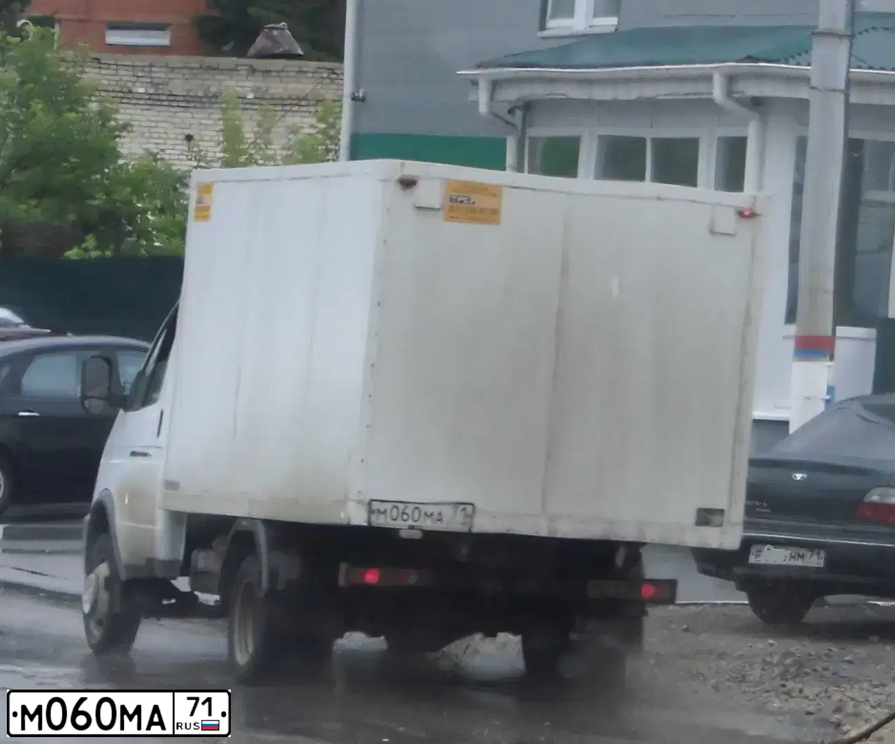 Фото автомобиля GAZ 3302 EL, 2011 — госномер Т165МА136. Цвет: Белый