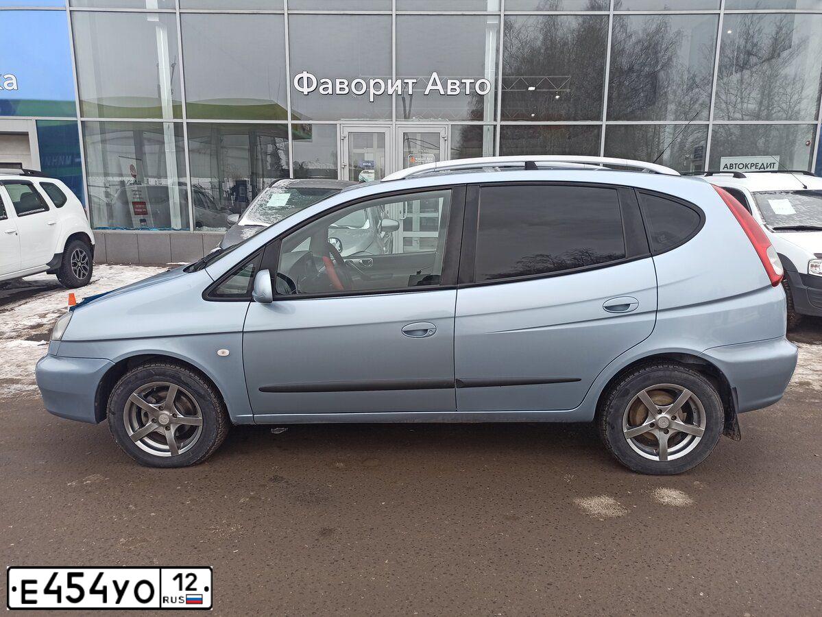 Фото автомобиля CHEVROLET T REZZO, 2008 — госномер Е454УО12. Цвет: СВЕТЛО-ГОЛУБОЙ