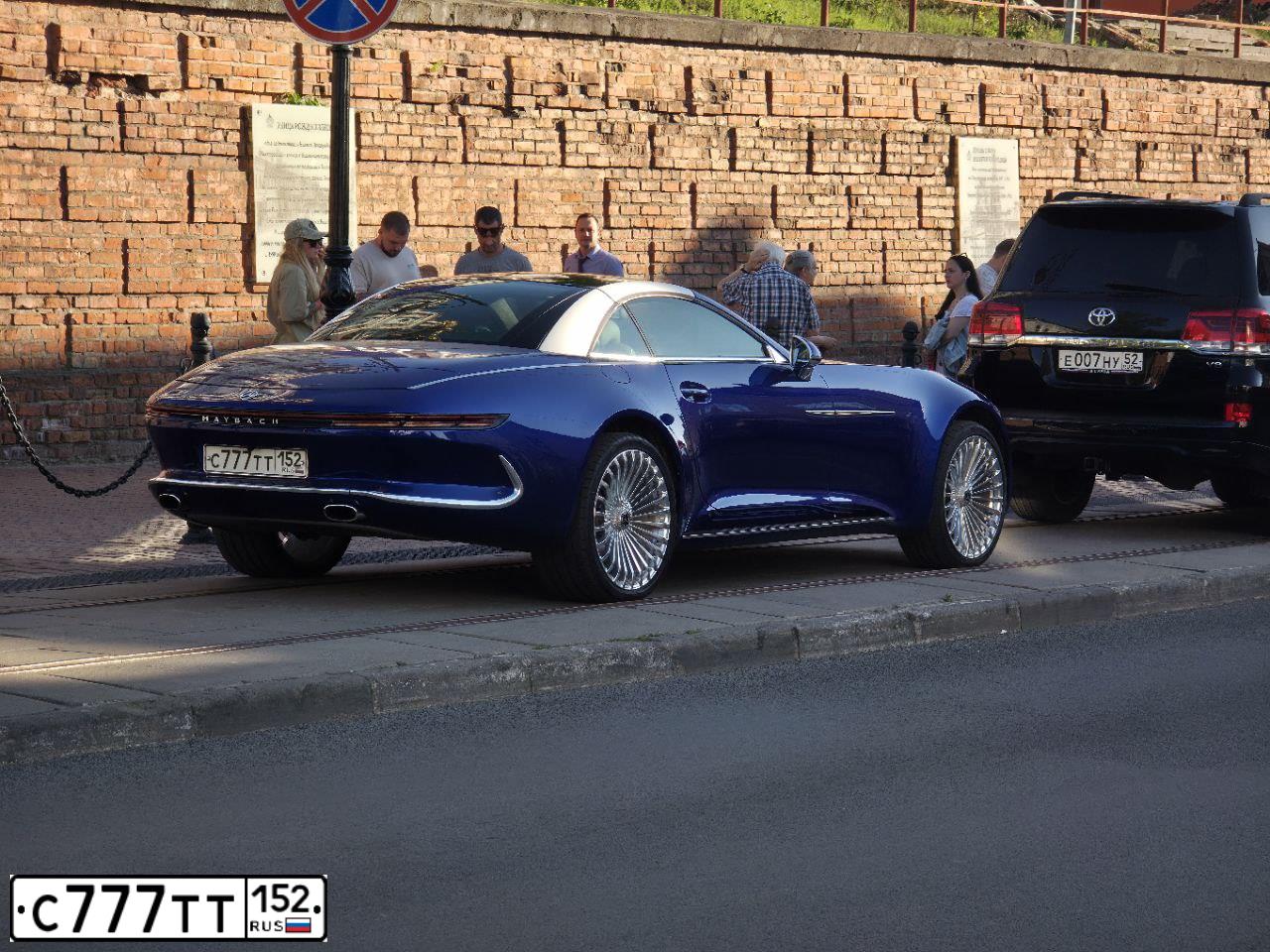 Фото автомобиля MERCEDES SL-KLASSE, 2006 — госномер С777ТТ152. Цвет: Красный