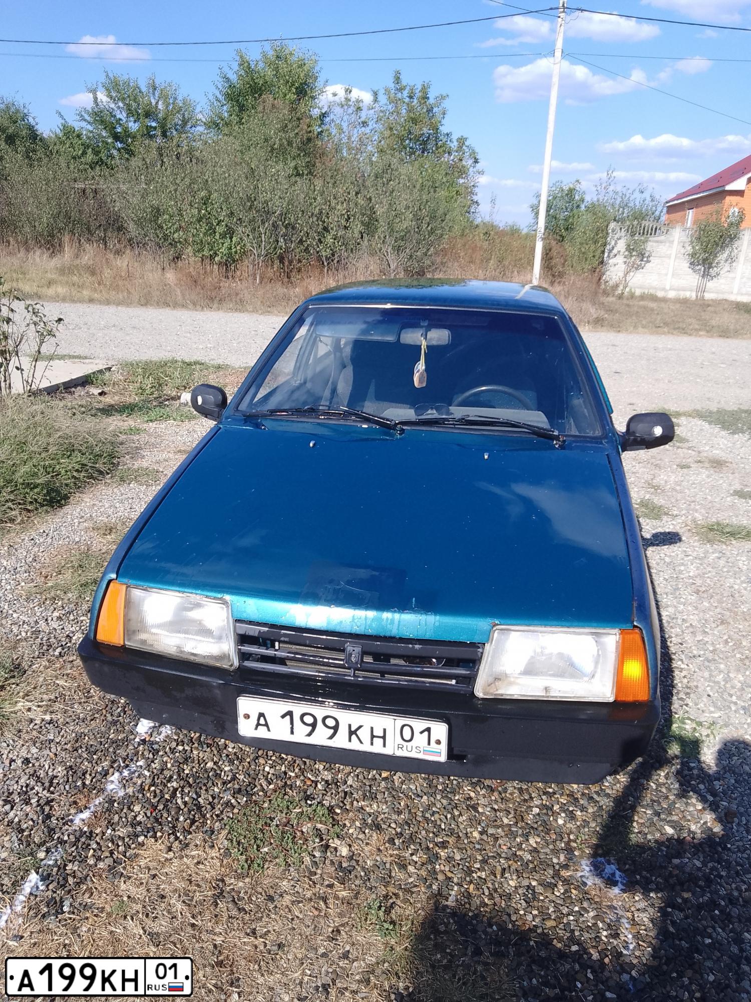 Фото автомобиля LADA 2109 SAMARA, 1997 — госномер Е276МА60. Цвет: Т.ЗЕЛЕНЫЙ