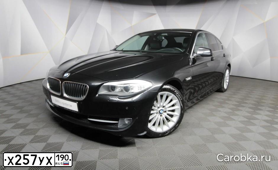 Фото автомобиля BMW SERIE 5, 2012 — госномер С682СЕ799. Цвет: ЧЕРНЫЙ