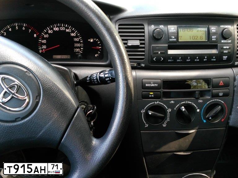 Фото автомобиля TOYOTA COROLLA, 2007. Цвет: СЕРЫЙ