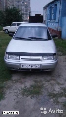 Фото автомобиля LADA 2110, 2003 — госномер Е561РТ31. Цвет: БЕЛЫЙ