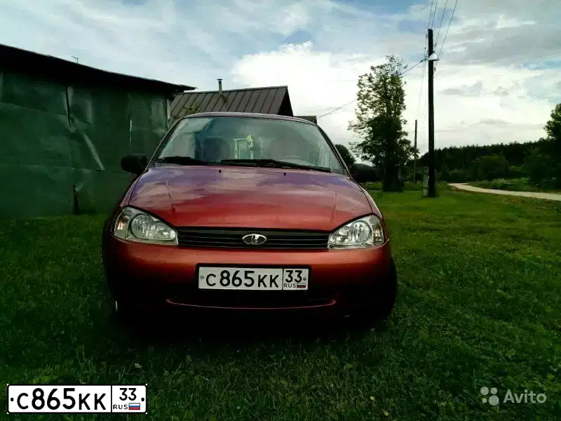 Фото автомобиля LADA 1118 KALINA, 2007 — госномер С865КК33. Цвет: СЕРЕБРИСТО-КРАСНЫЙ