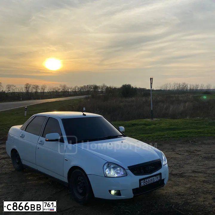 Фото автомобиля LADA 2170 PRIORA, 2012 — госномер С277РВ123. Цвет: Белый