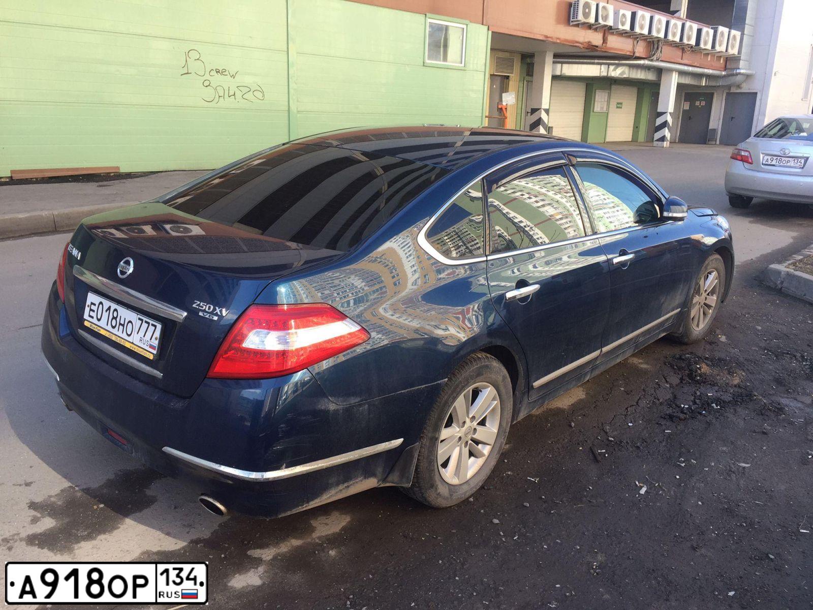 Фото автомобиля TOYOTA CAMRY, 2008 — госномер А918ОР134. Цвет: Серебристый