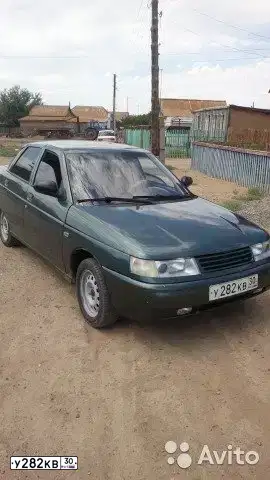 Фото автомобиля LADA 2110 LADA, 2007 — госномер У282КВ30. Цвет: СЕРО-СИНЕ-ЗЕЛЕНЫЙ
