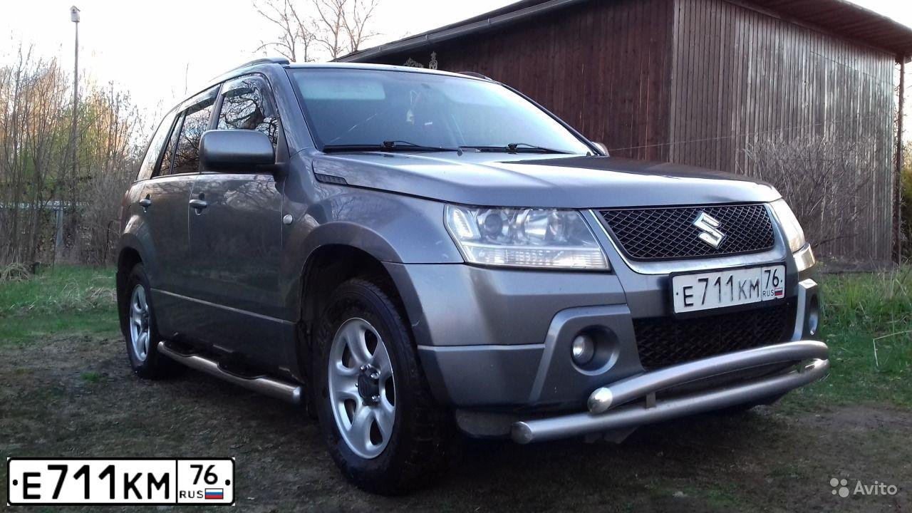 Фото автомобиля SUZUKI /GRAND/ VITARA, 2006 — госномер Е711КМ76. Цвет: СЕРЫЙ