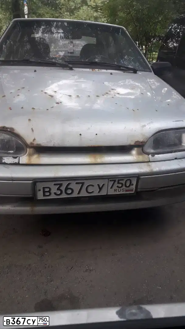 Фото автомобиля LADA 2114 SAMARA, 2004 — госномер А447КМ750. Цвет: Серебристый