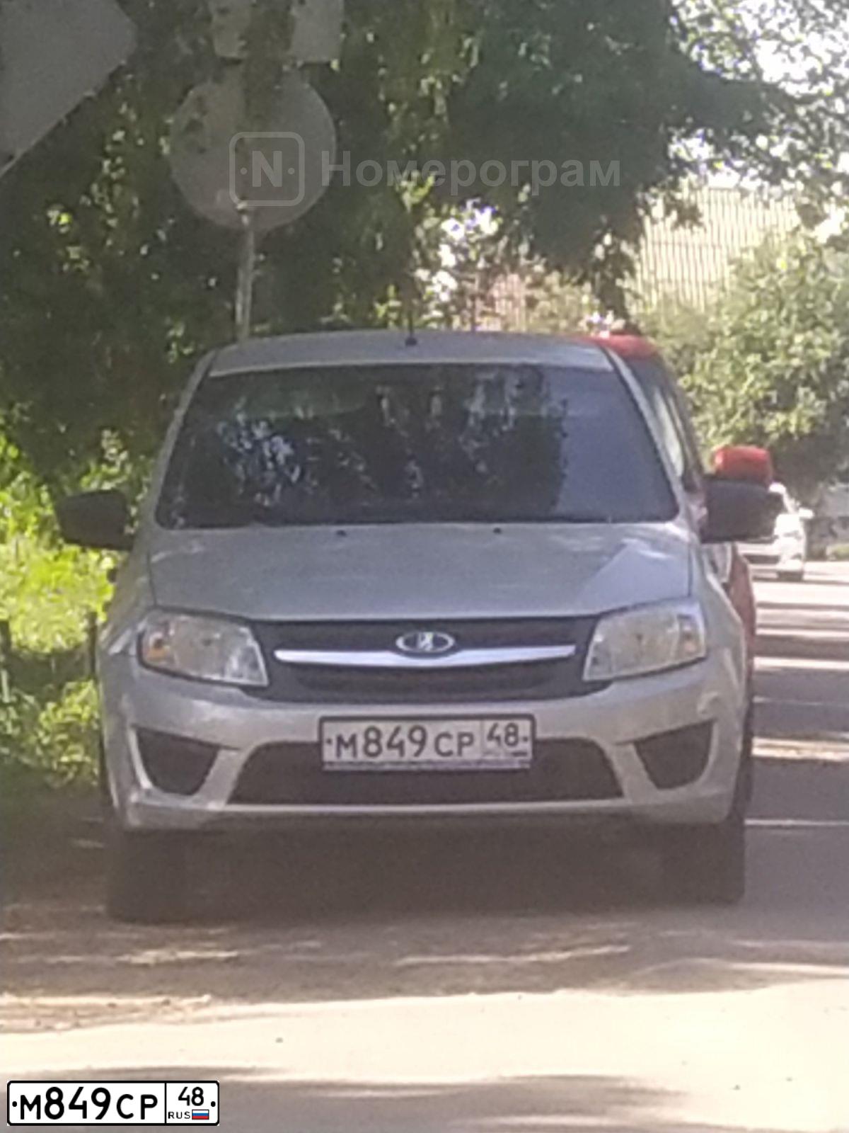 Фото автомобиля LADA GRANTA, 2016 — госномер С340ЕУ68. Цвет: Серебристый