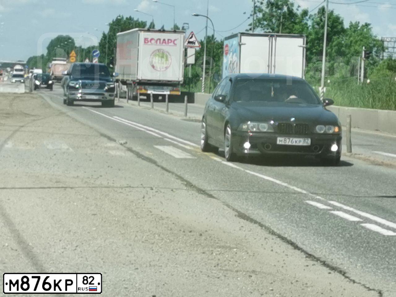 Фото автомобиля БМВ 540, 1997 — госномер К654НН82. Цвет: ЧЕРНЫЙ