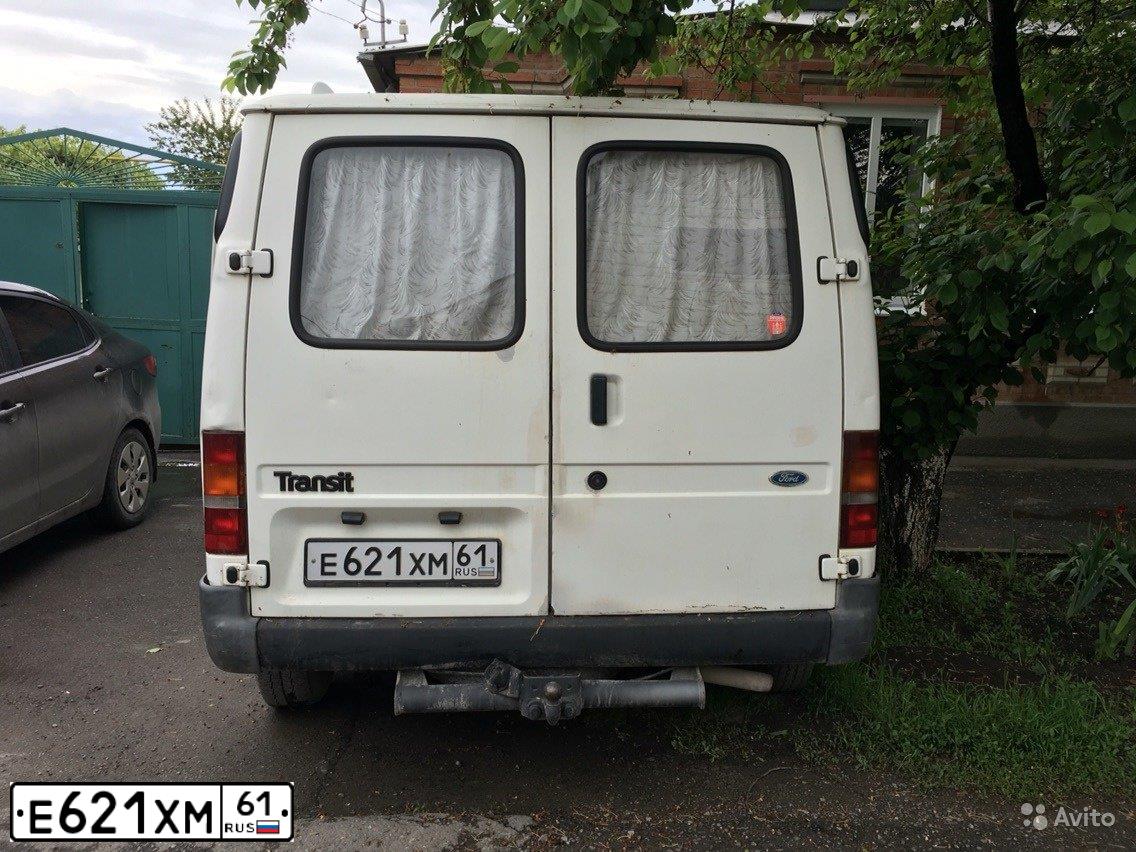 Фото автомобиля ФОРД ТРАНЗИТ, 1996 — госномер А996ХТ92. Цвет: Белый