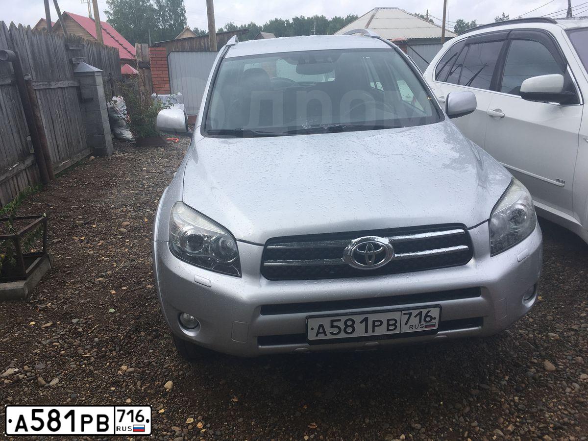 Фото автомобиля TOYOTA RAV4, 2008 — госномер А581РВ716. Цвет: СЕРЕБРИСТЫЙ
