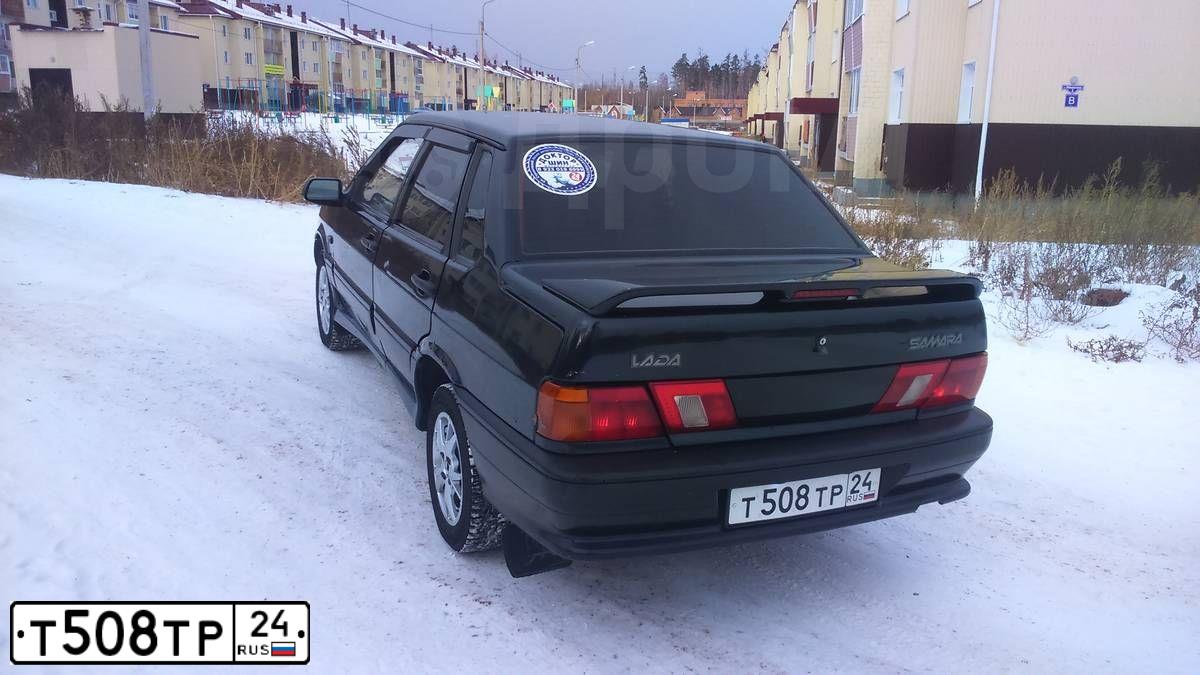 Фото автомобиля LADA 2115 SAMARA, 2007 — госномер Т508ТР24. Цвет: ЧЕРНЫЙ
