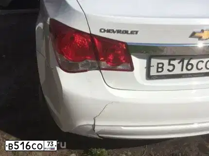 Фото автомобиля CHEVROLET CRUZE, 2013 — госномер К523СС21. Цвет: Белый