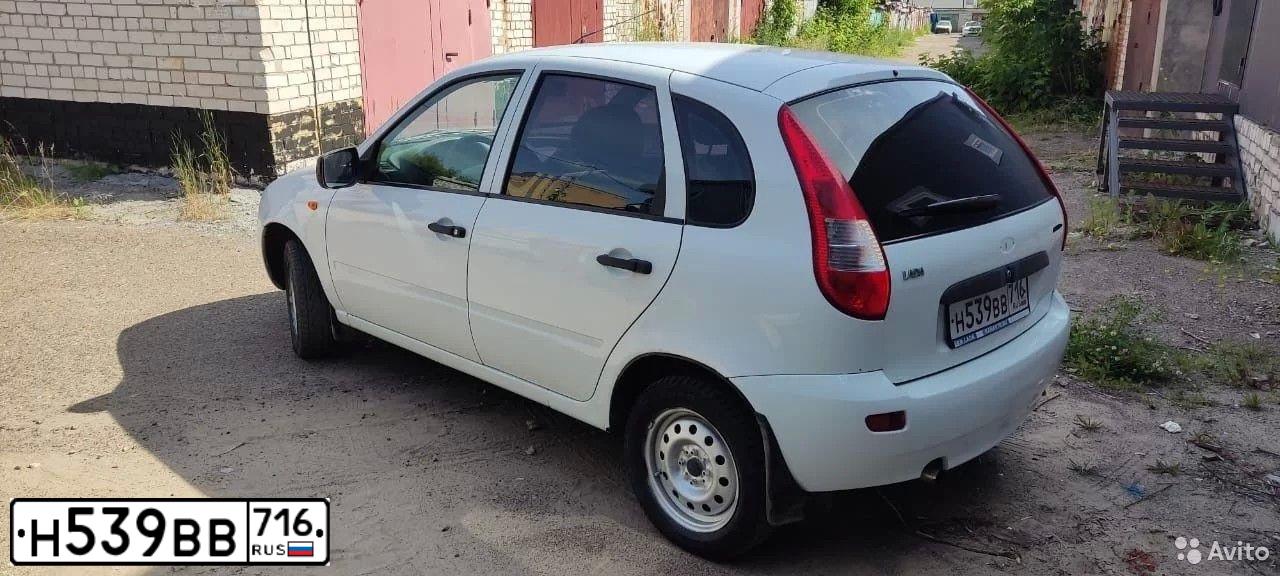 Фото автомобиля LADA 1119 KALINA, 2012 — госномер Н539ВВ716. Цвет: Белый