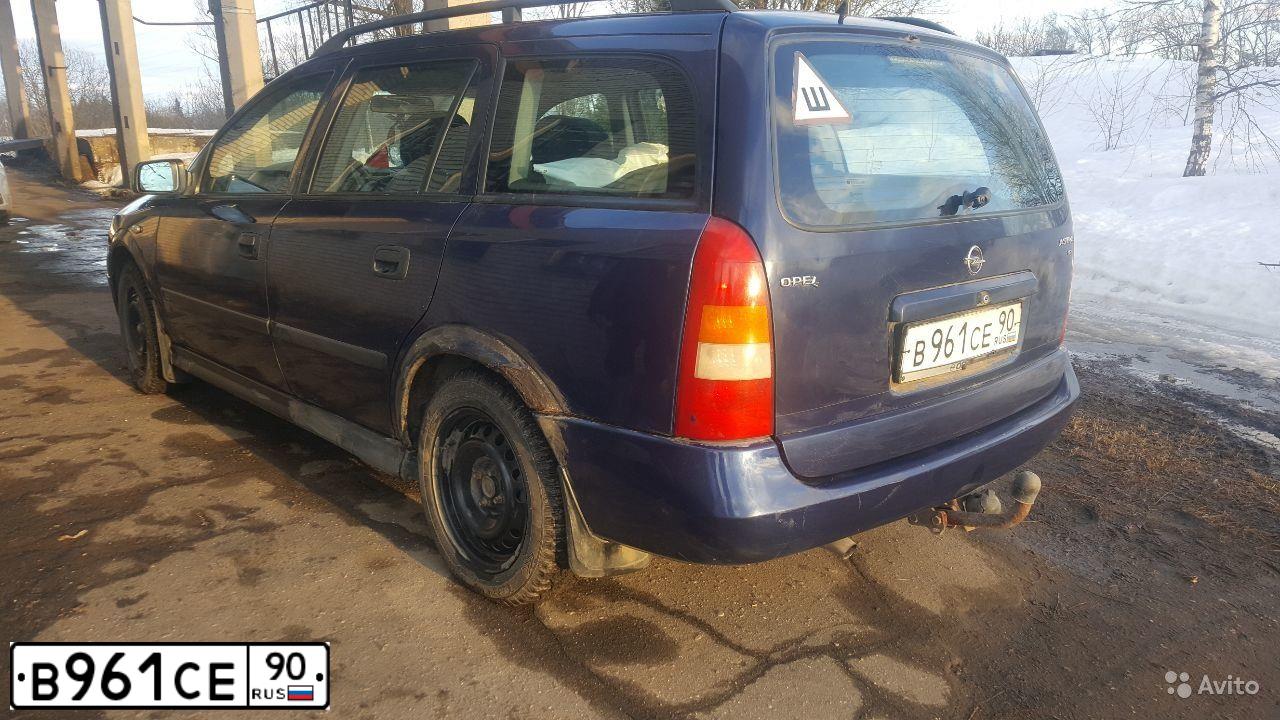 Фото автомобиля OPEL ASTRA, 1998 — госномер Р756ТТ40. Цвет: синий