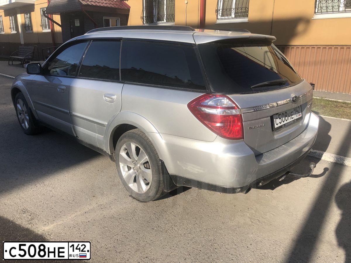 Фото автомобиля SUBARU OUTBACK, 2007 — госномер Н782РВ142. Цвет: Серебристый
